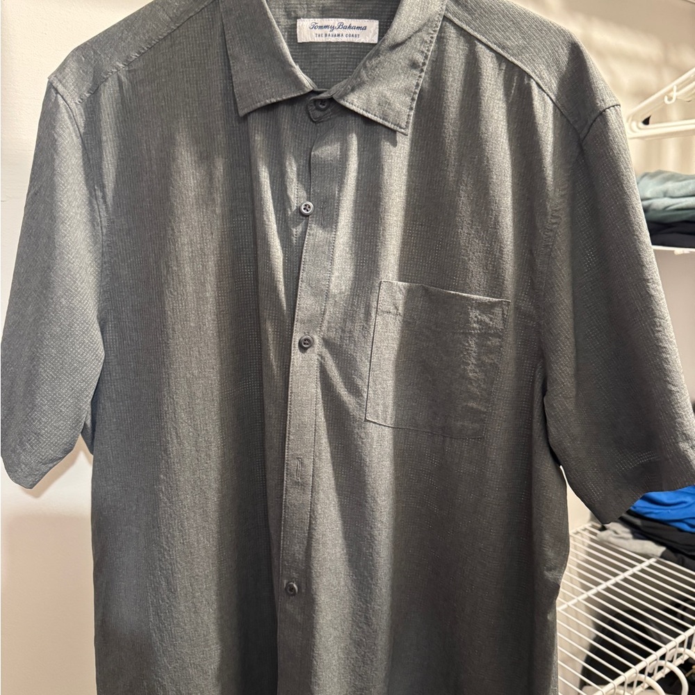 Tommy Bahama Men's Gray Shirt